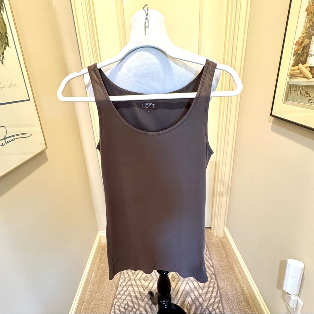 LOFT Women's BrownTank Top
